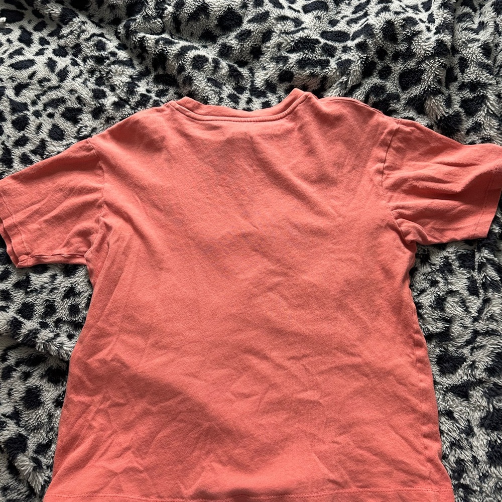 Floral Graphic T-Shirt - Coral - Picture 4 of 4